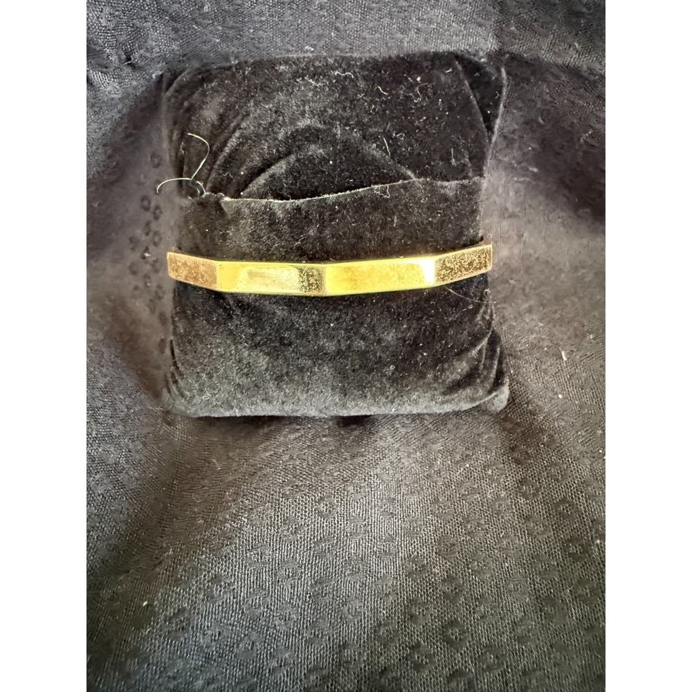 Monet Vintage Decagonal Gold-Tone Bangle